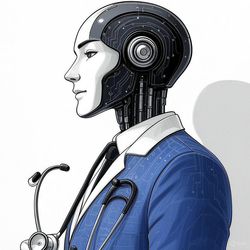 AI Doctor Illustration